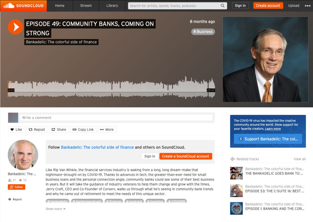 Corserv CE Jerry Craft Featured on Bankadelic Podcast Episode 49