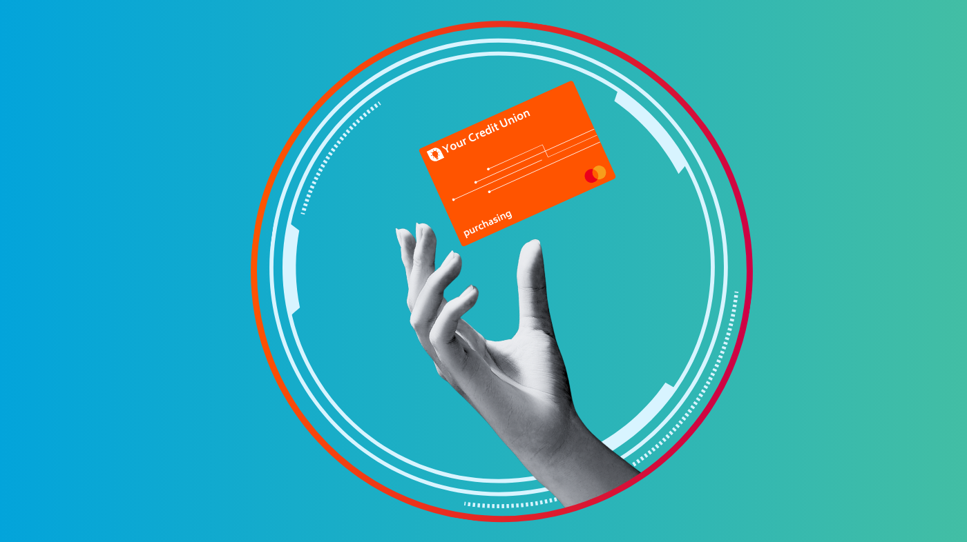 Hand holding credit card